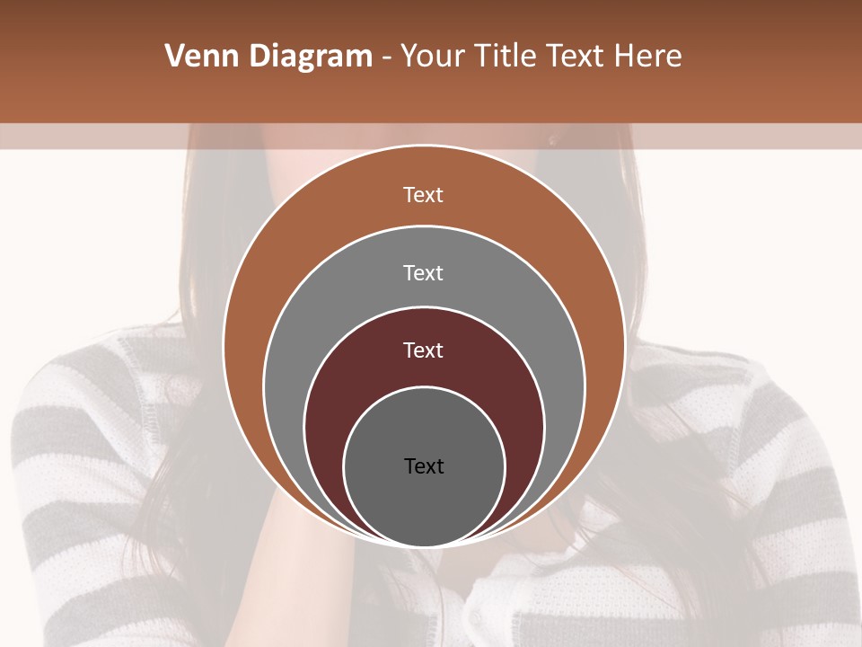 Lady Thin Wrinkles PowerPoint Template