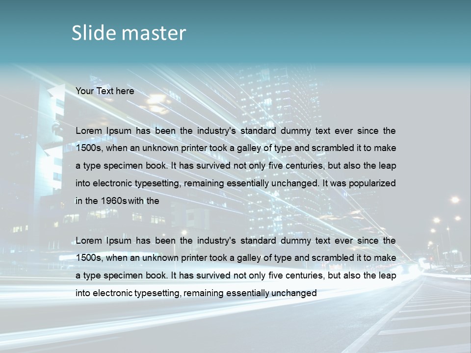Business Volume Structure Transportation PowerPoint Template