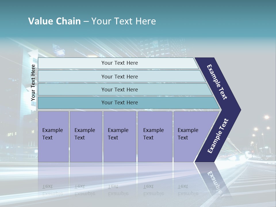 Business Volume Structure Transportation PowerPoint Template