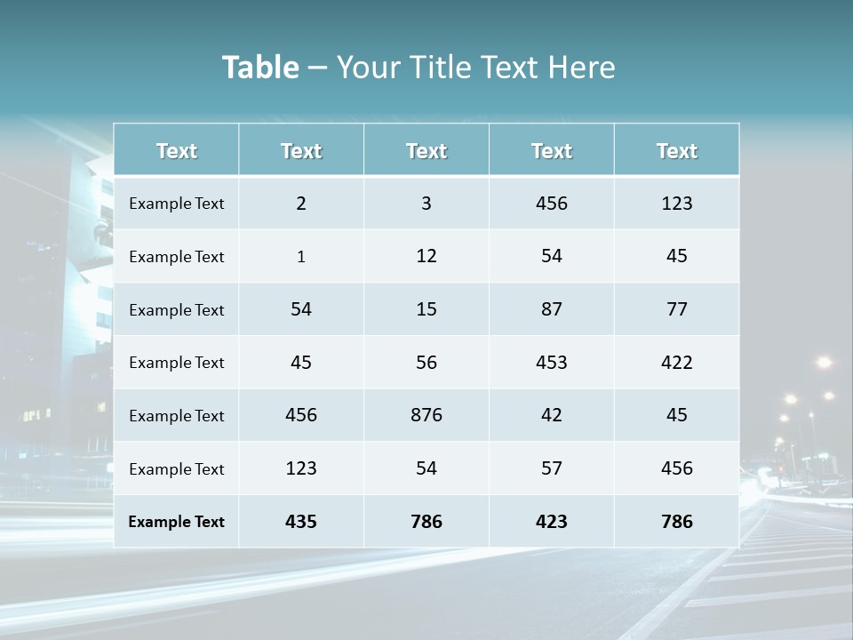 Business Volume Structure Transportation PowerPoint Template