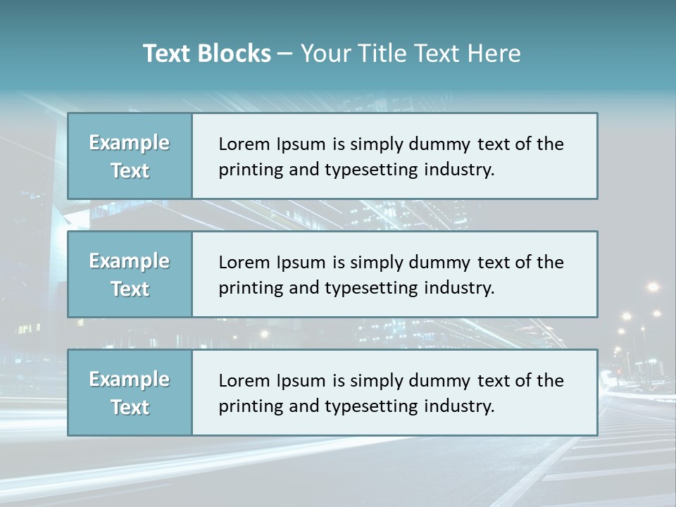 Business Volume Structure Transportation PowerPoint Template