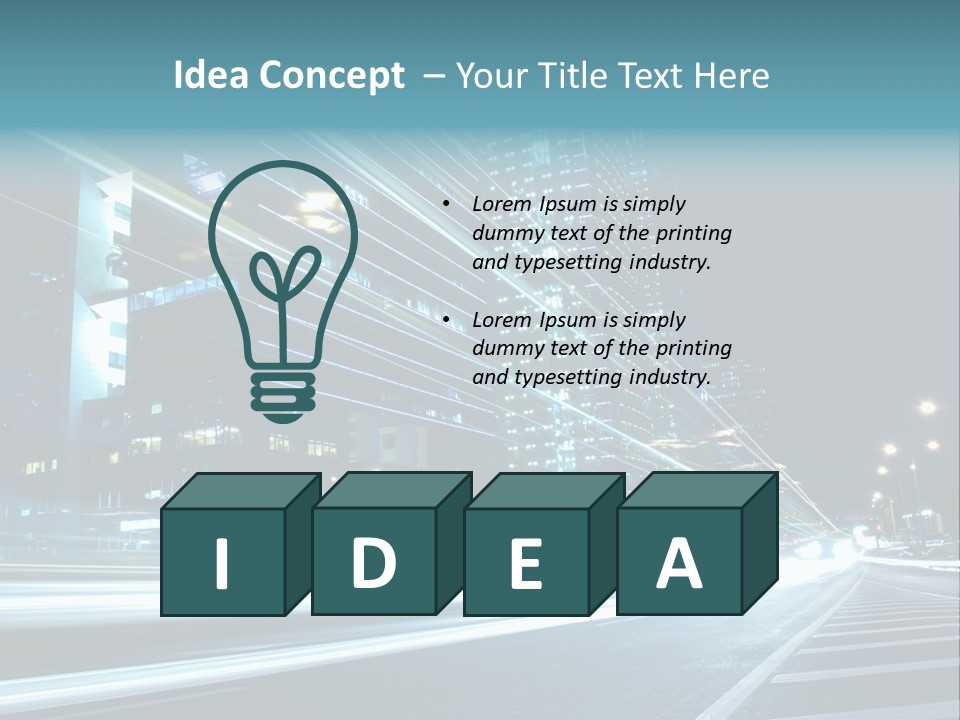 Business Volume Structure Transportation PowerPoint Template