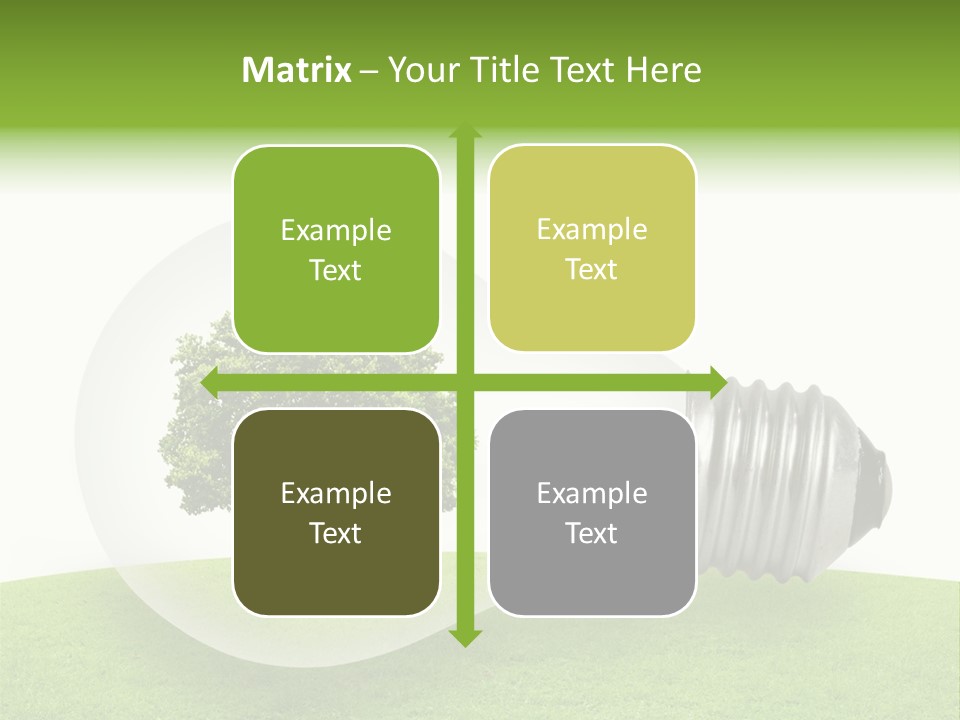 Plant Future Bulb PowerPoint Template