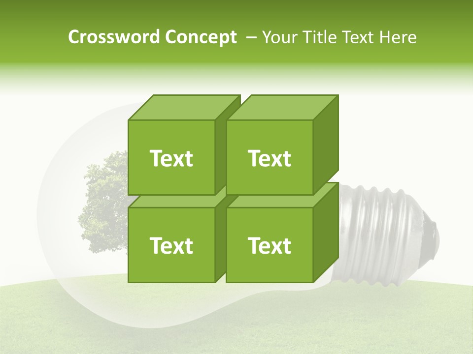 Plant Future Bulb PowerPoint Template