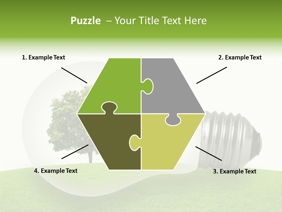 Plant Future Bulb PowerPoint Template