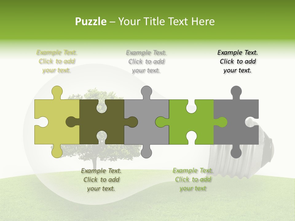 Plant Future Bulb PowerPoint Template