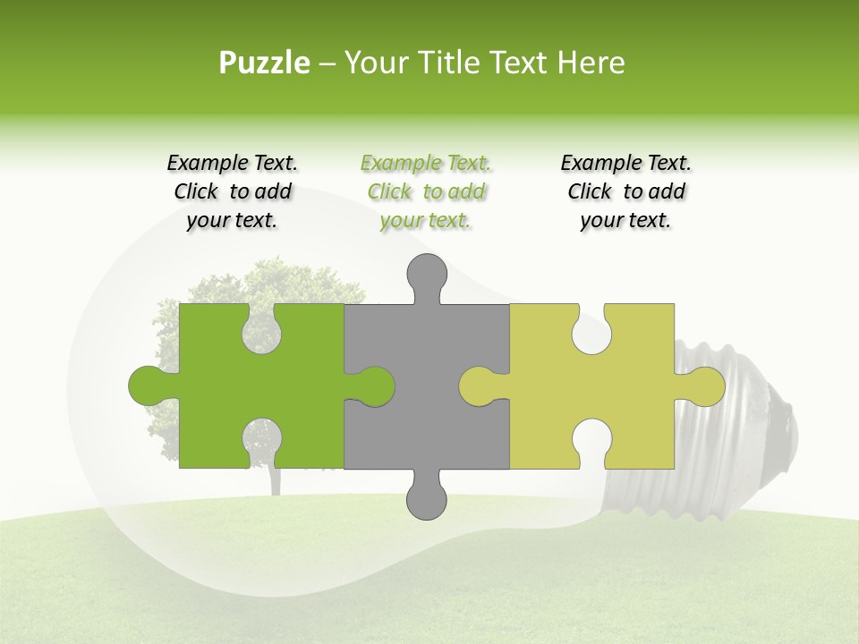 Plant Future Bulb PowerPoint Template