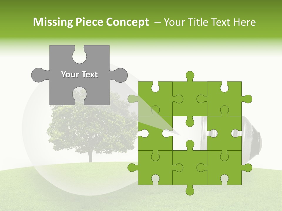 Plant Future Bulb PowerPoint Template