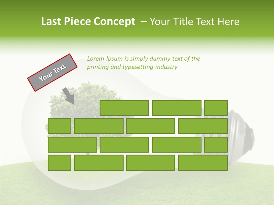 Plant Future Bulb PowerPoint Template