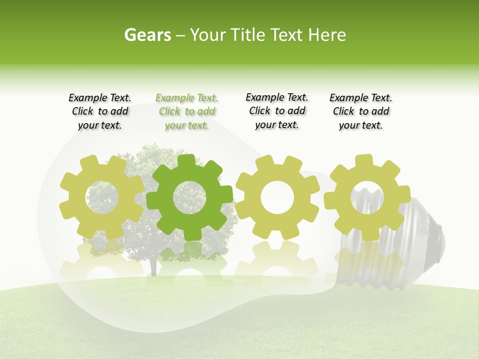 Plant Future Bulb PowerPoint Template