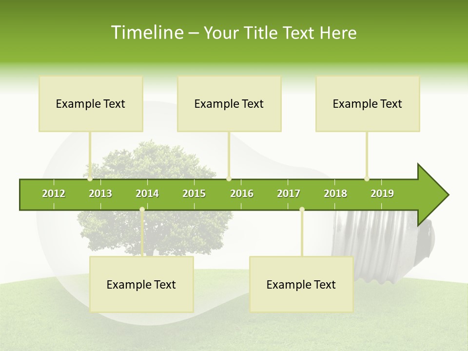 Plant Future Bulb PowerPoint Template