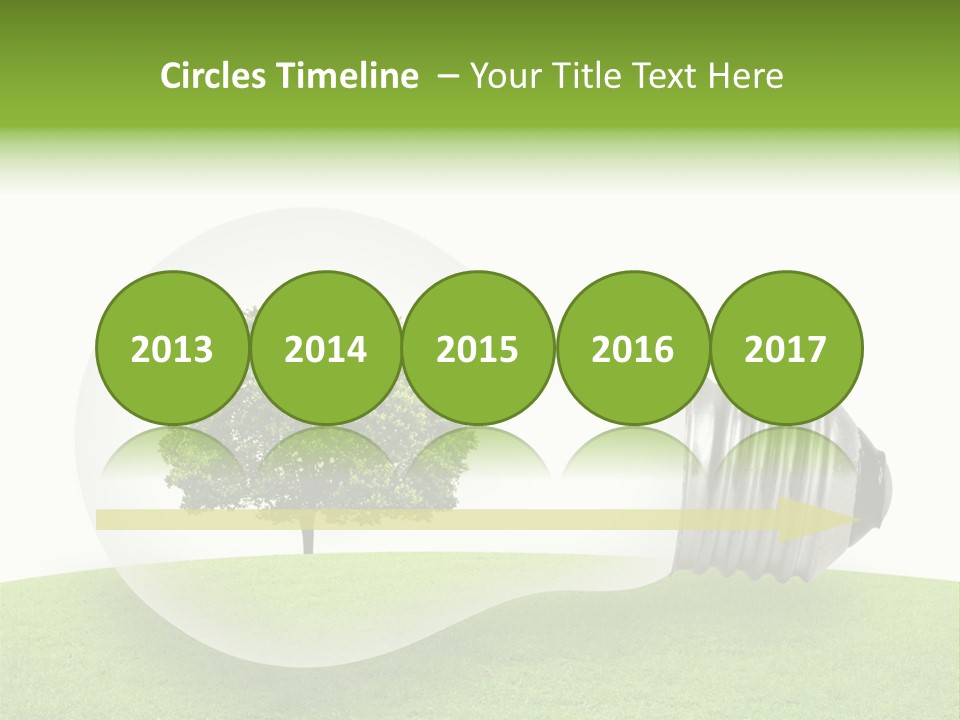 Plant Future Bulb PowerPoint Template