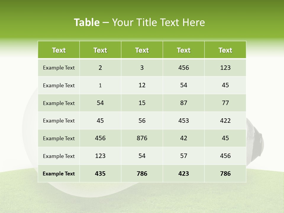 Plant Future Bulb PowerPoint Template