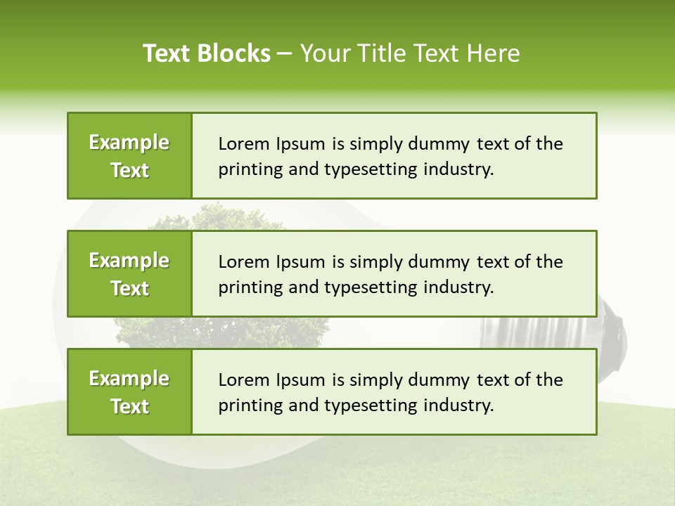 Plant Future Bulb PowerPoint Template
