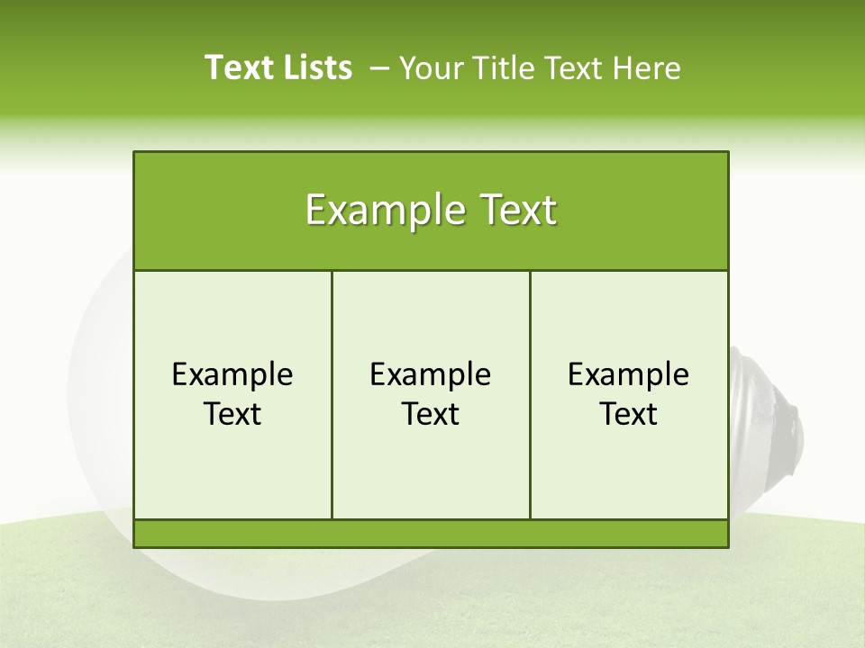 Plant Future Bulb PowerPoint Template