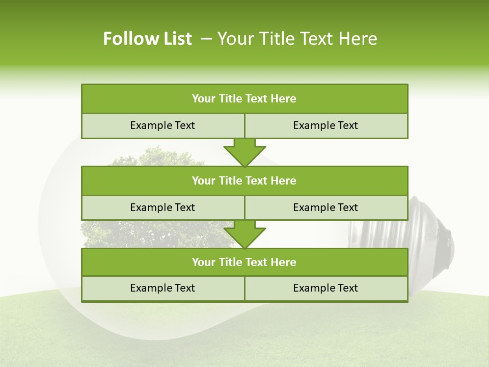 Plant Future Bulb PowerPoint Template