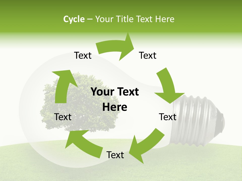 Plant Future Bulb PowerPoint Template