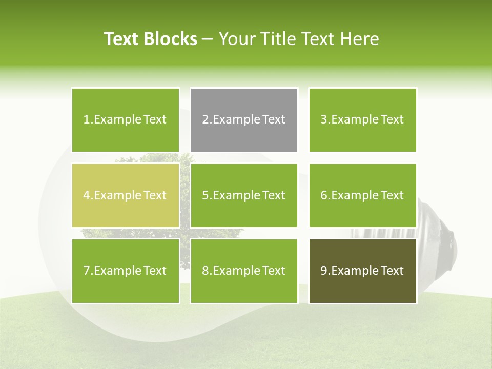 Plant Future Bulb PowerPoint Template