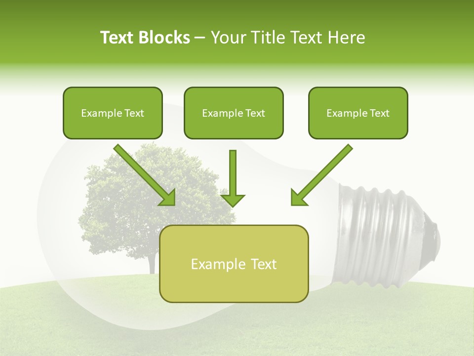 Plant Future Bulb PowerPoint Template