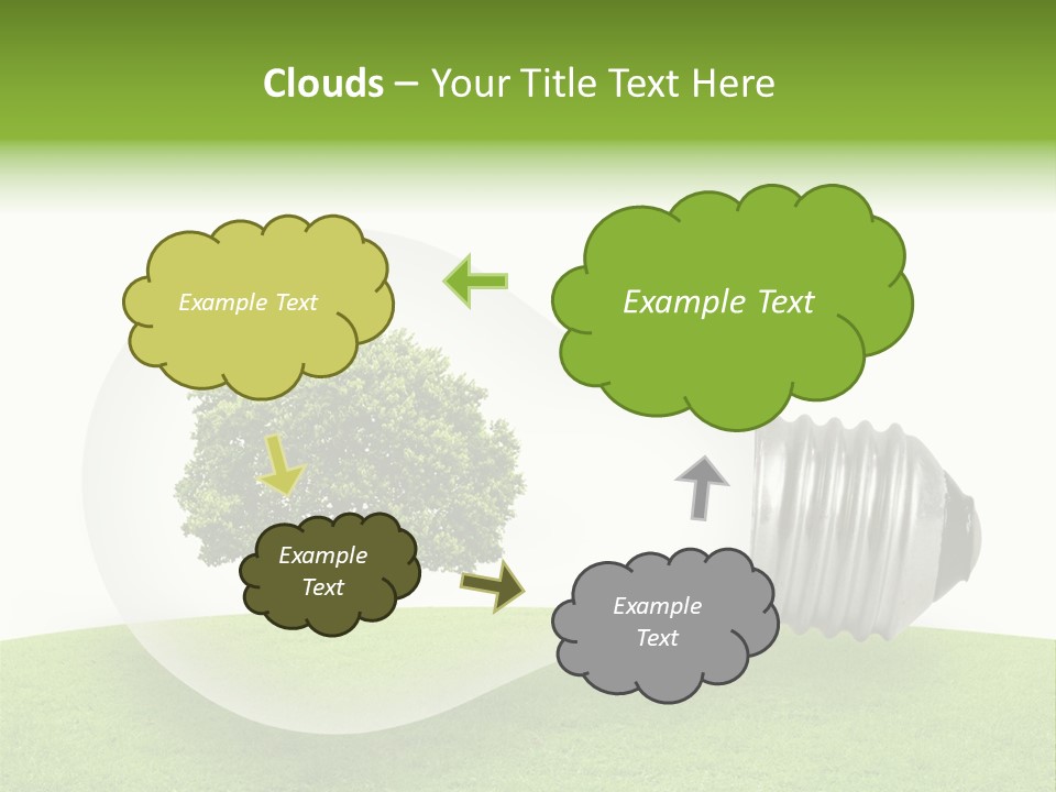 Plant Future Bulb PowerPoint Template