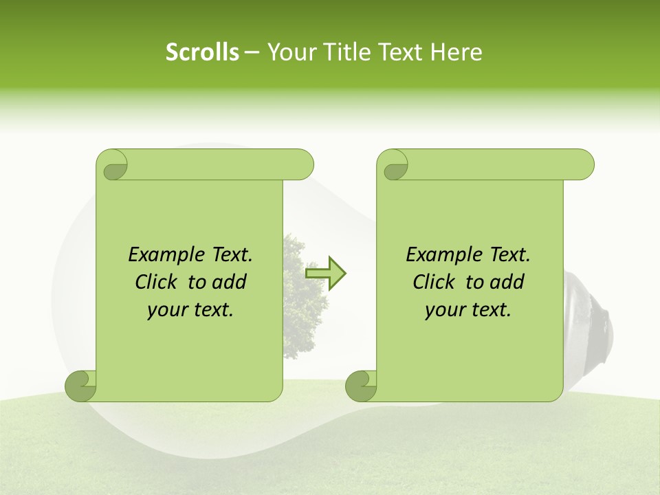 Plant Future Bulb PowerPoint Template