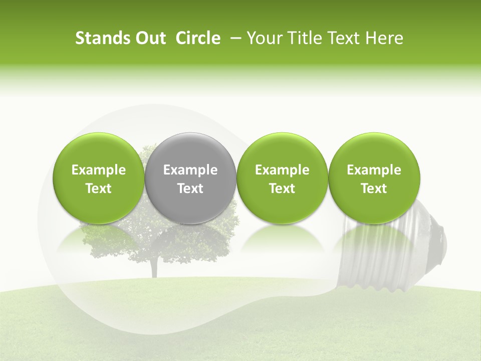 Plant Future Bulb PowerPoint Template