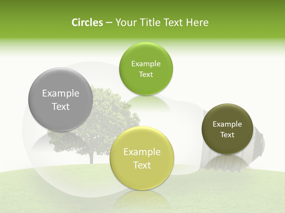 Plant Future Bulb PowerPoint Template