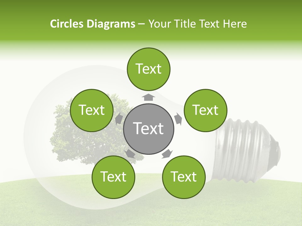 Plant Future Bulb PowerPoint Template