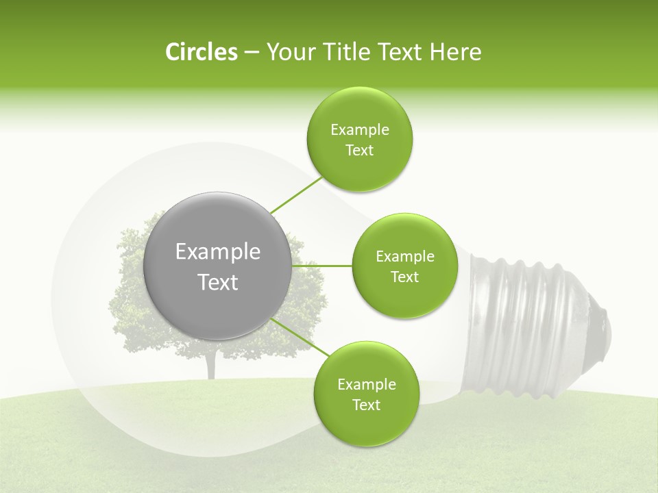 Plant Future Bulb PowerPoint Template
