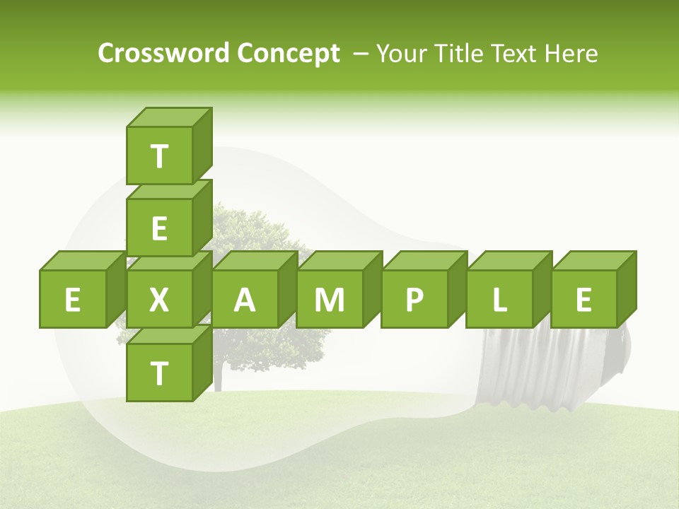 Plant Future Bulb PowerPoint Template