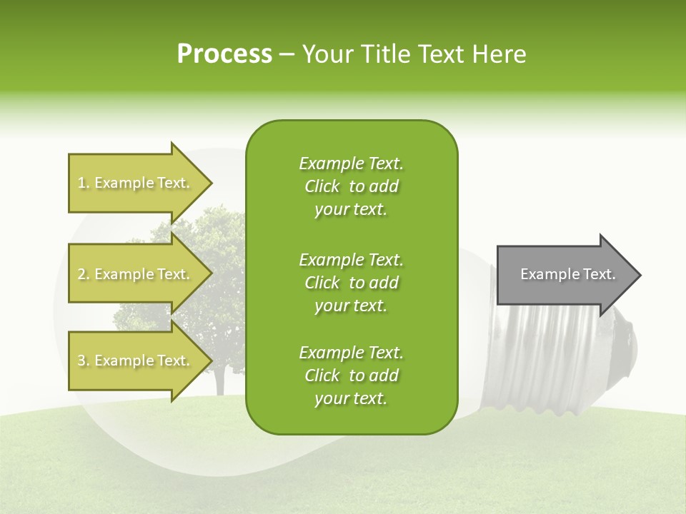 Plant Future Bulb PowerPoint Template