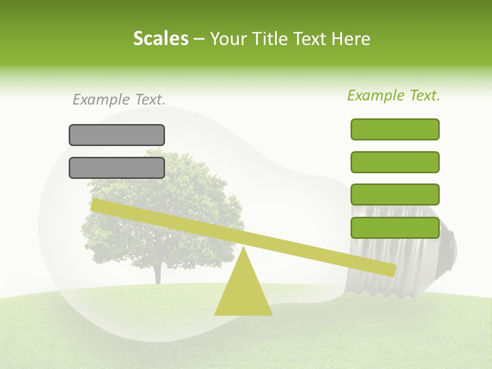 Plant Future Bulb PowerPoint Template