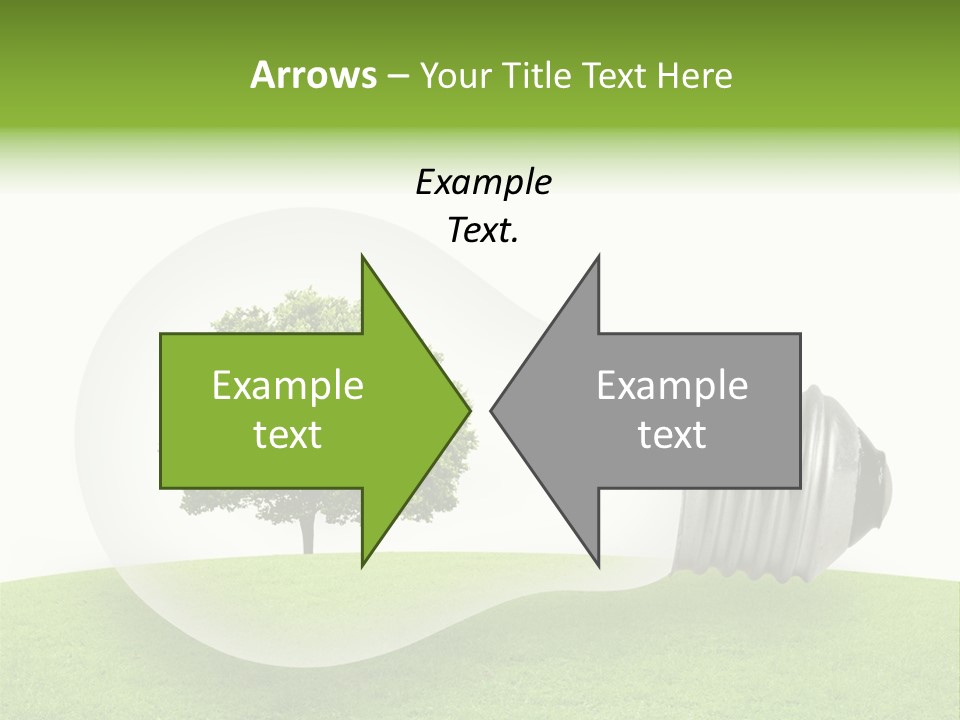 Plant Future Bulb PowerPoint Template