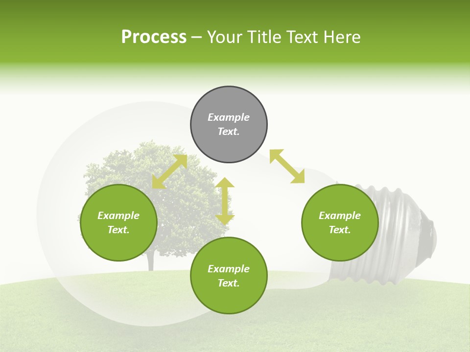 Plant Future Bulb PowerPoint Template