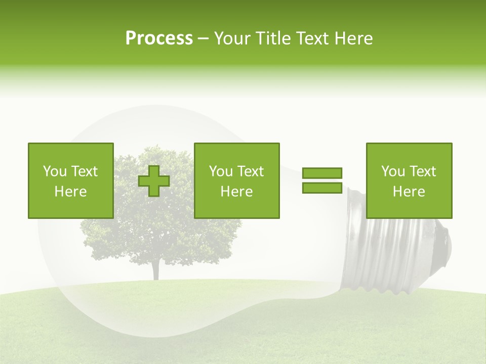 Plant Future Bulb PowerPoint Template