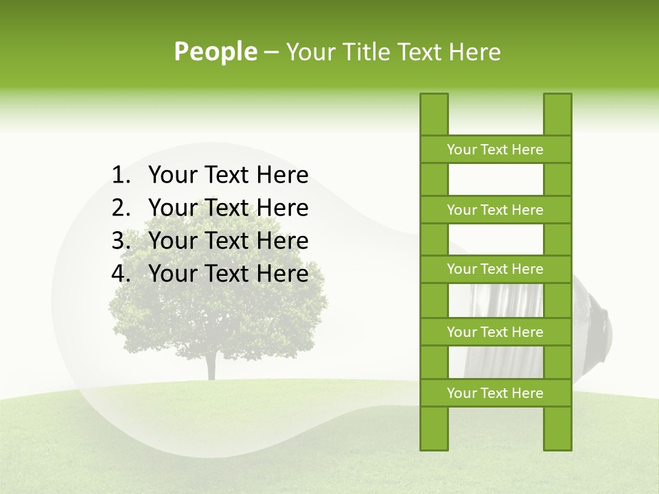 Plant Future Bulb PowerPoint Template