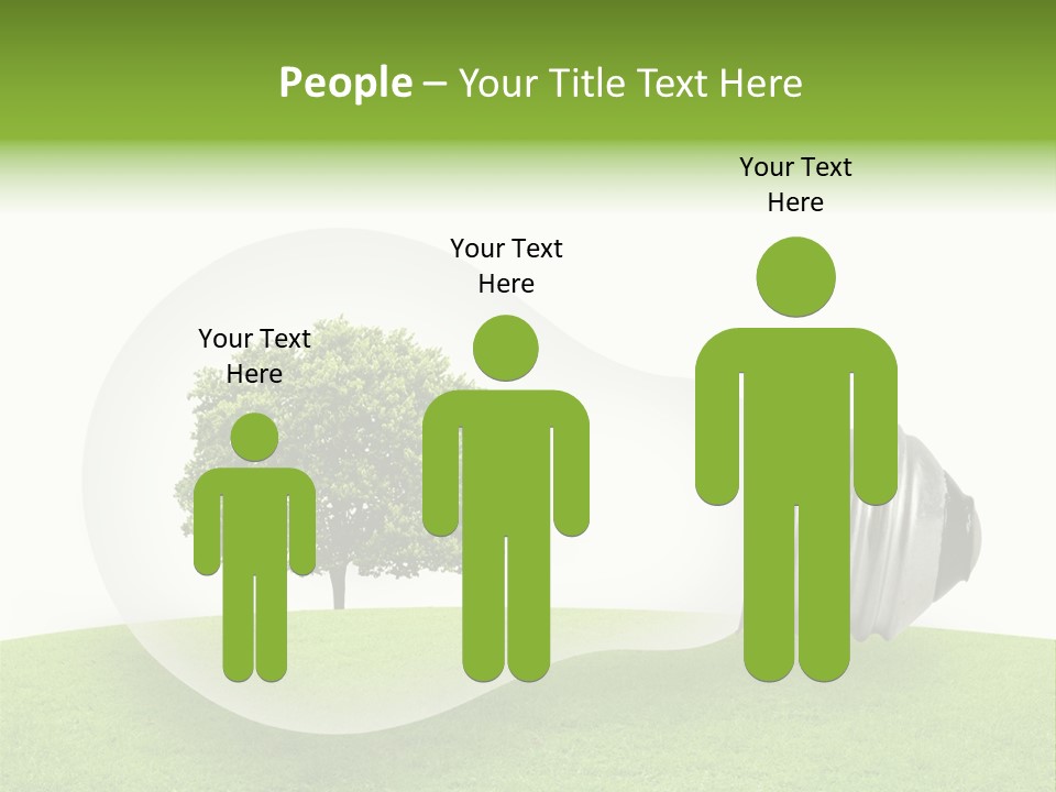 Plant Future Bulb PowerPoint Template