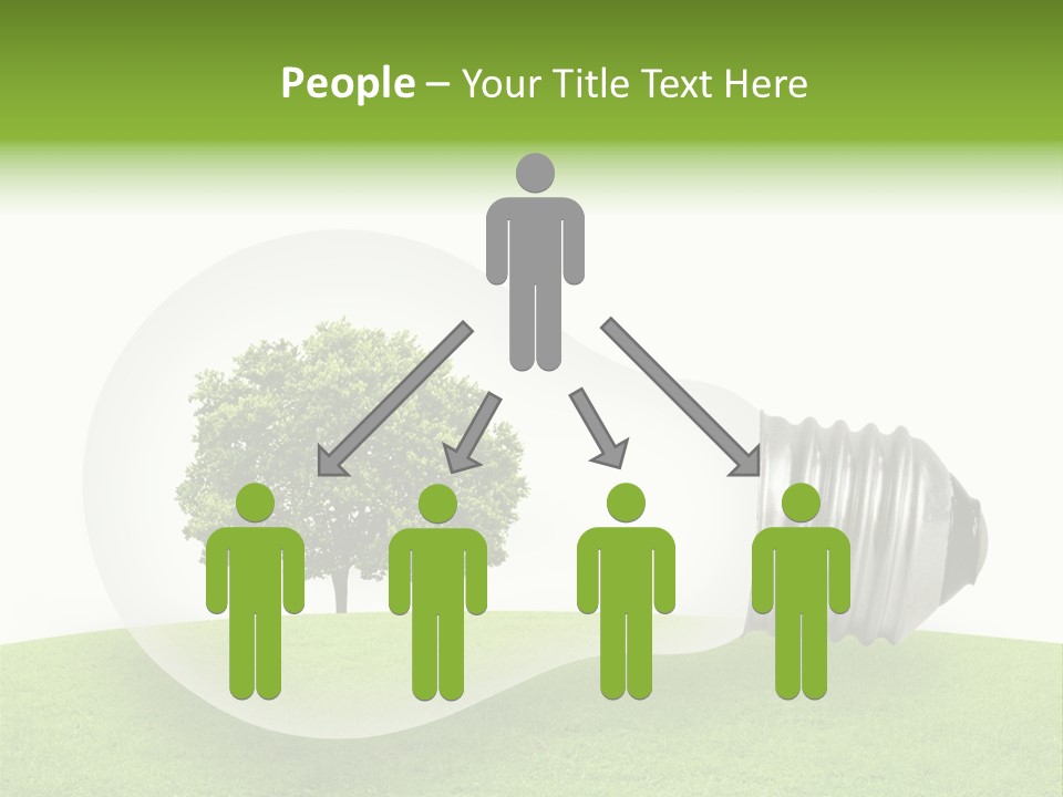 Plant Future Bulb PowerPoint Template