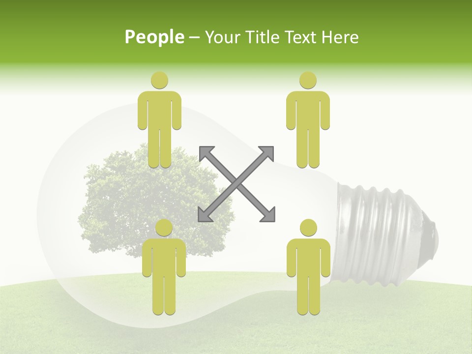 Plant Future Bulb PowerPoint Template