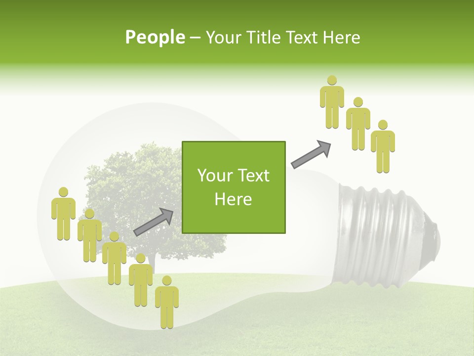 Plant Future Bulb PowerPoint Template