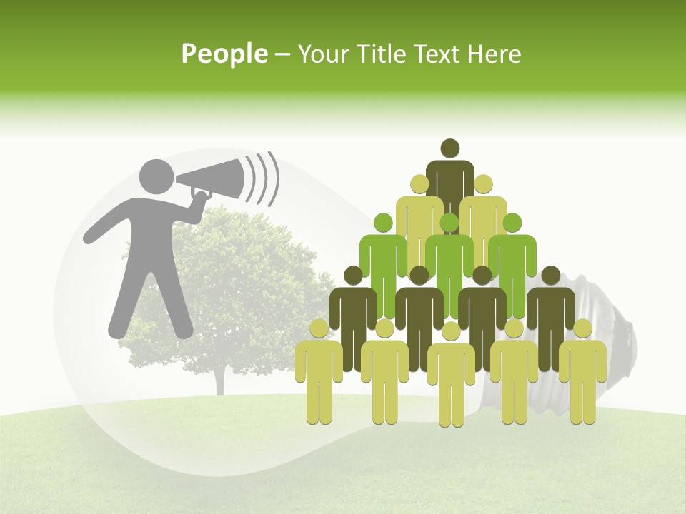 Plant Future Bulb PowerPoint Template