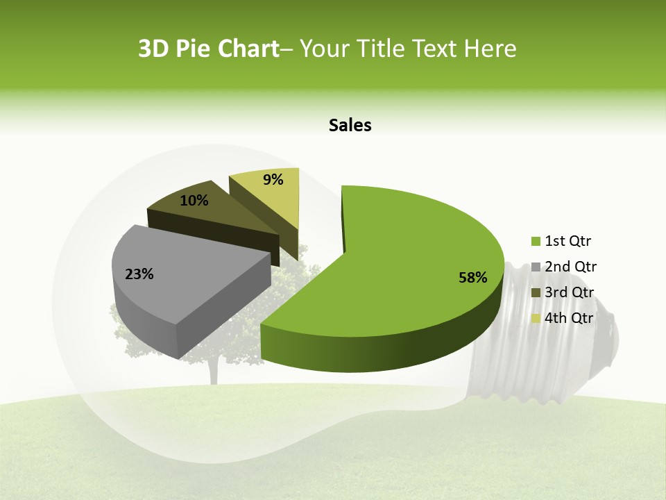 Plant Future Bulb PowerPoint Template