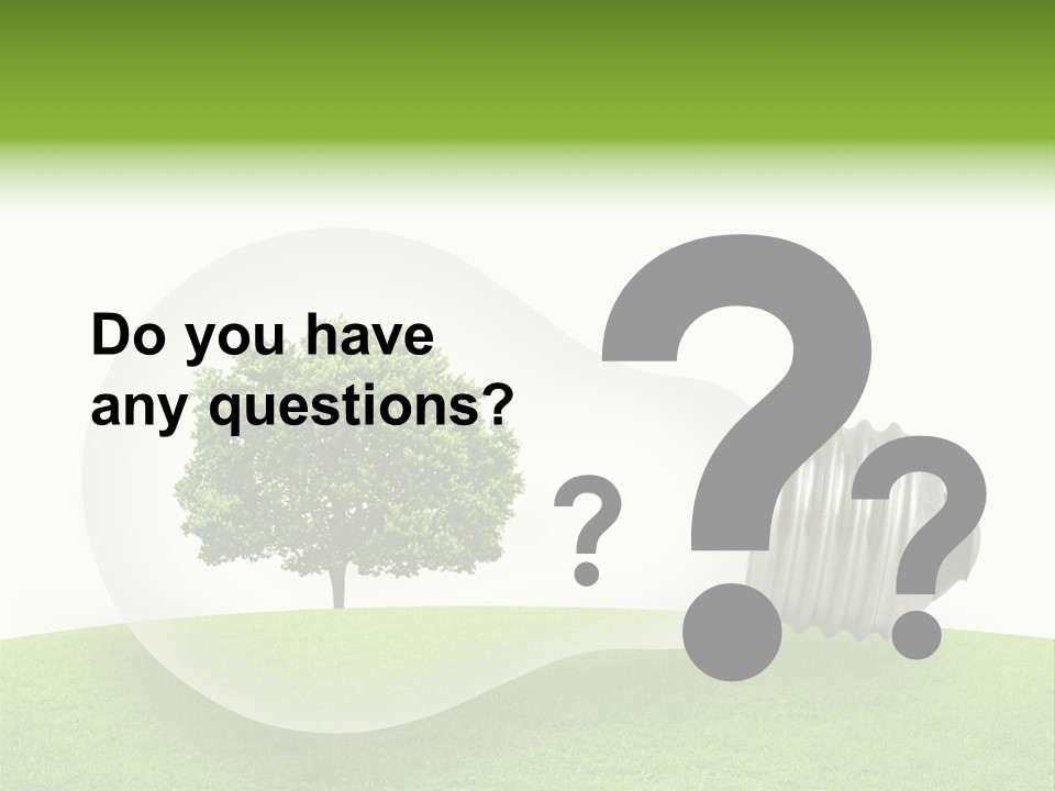 Plant Future Bulb PowerPoint Template