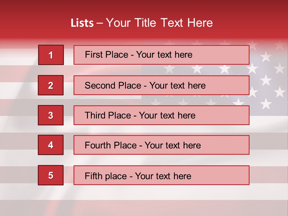 United Symbolic Glory PowerPoint Template