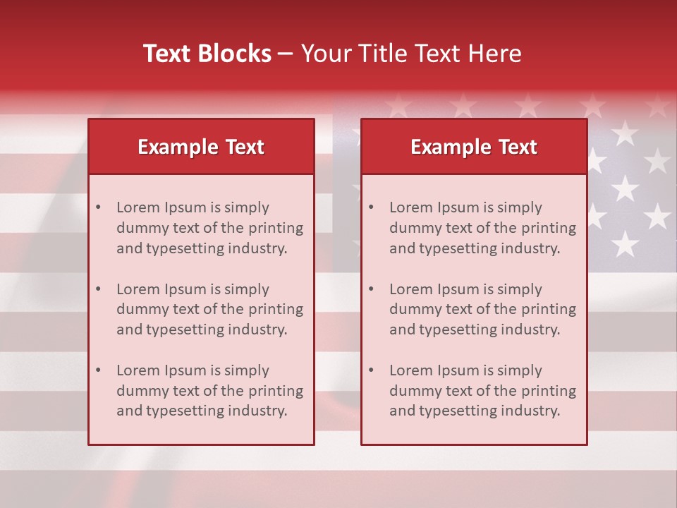 United Symbolic Glory PowerPoint Template