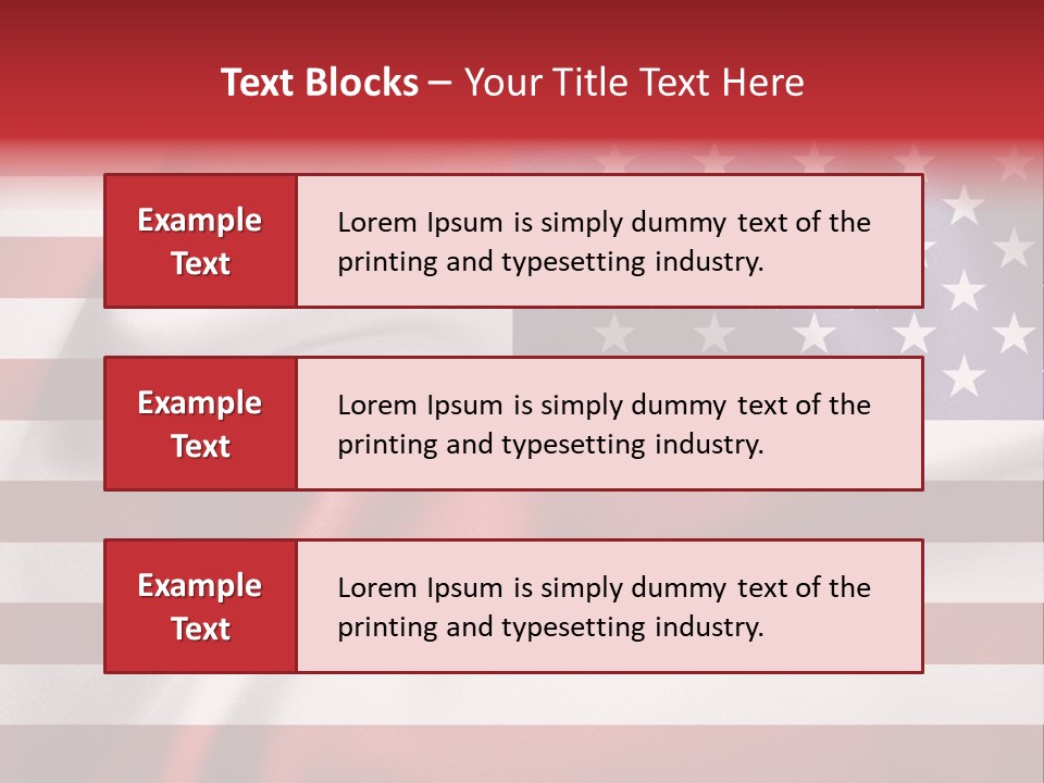 United Symbolic Glory PowerPoint Template