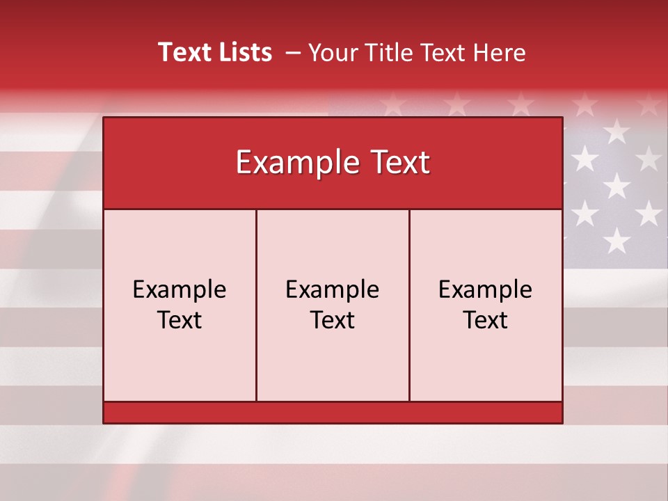 United Symbolic Glory PowerPoint Template