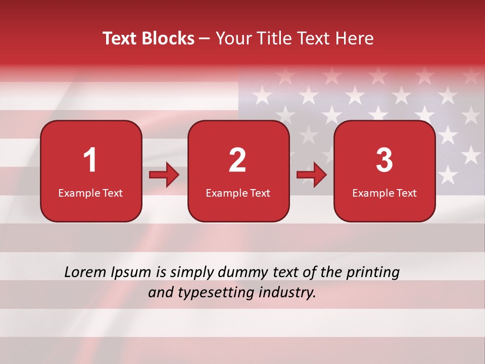 United Symbolic Glory PowerPoint Template