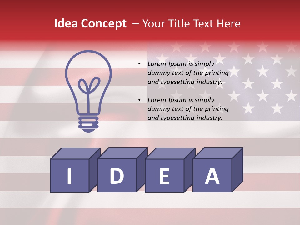 United Symbolic Glory PowerPoint Template