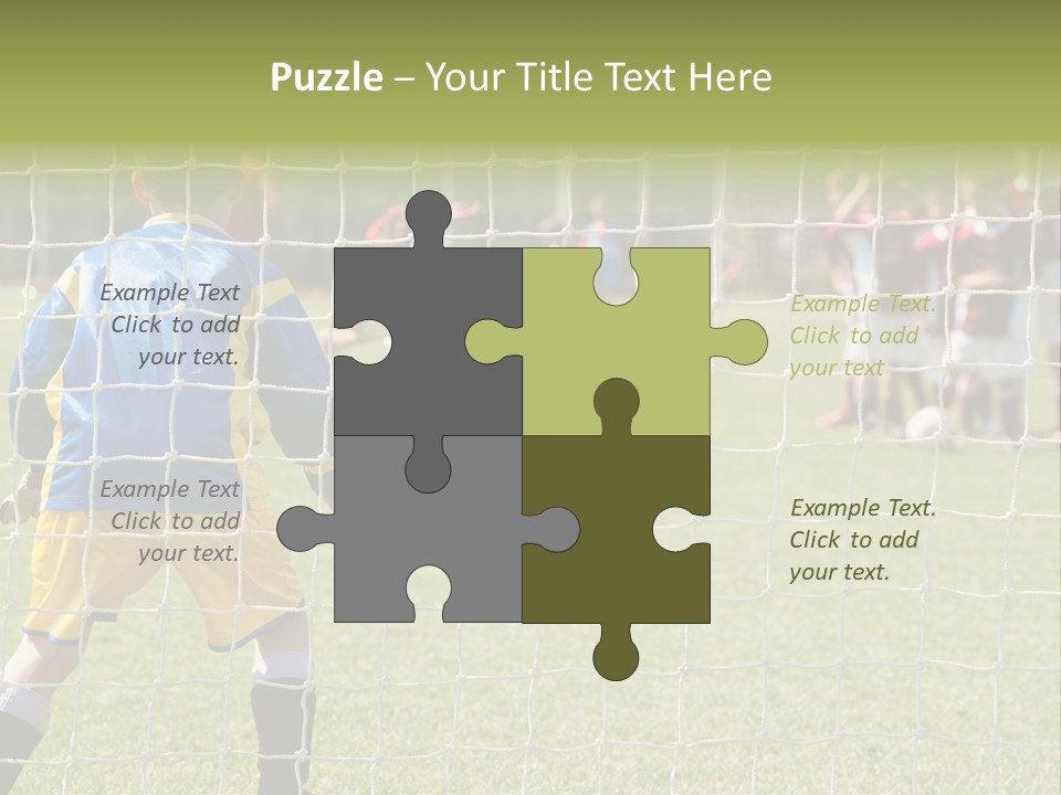 Goal Soccer Game PowerPoint Template